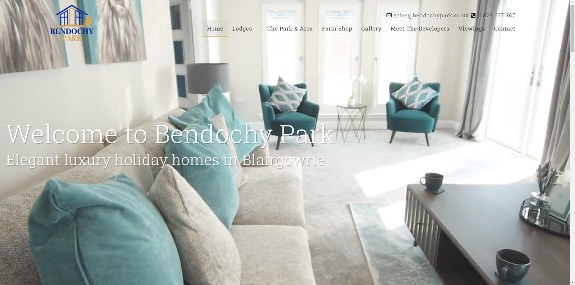 website designed for Bendochy Park