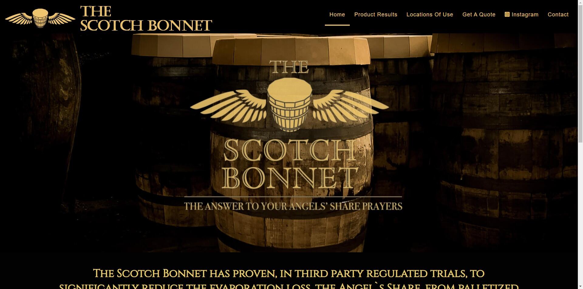 website designed for Scotch Bonnet